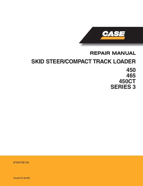 new case tl450 series skid steer|case skid steer manual.